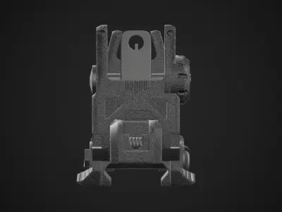 Magpul Sights Game Ready Low-poly 3D model