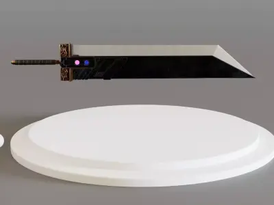 Final Fantasy Buster Sword 3D model purchase