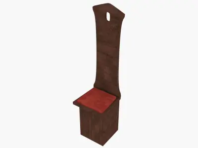 Old Ancient Chair 3D model