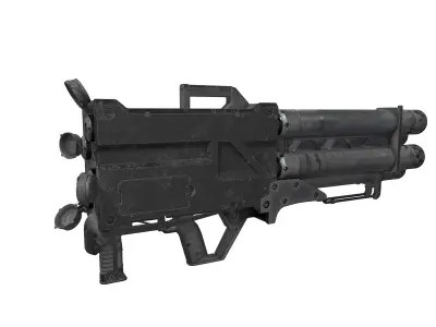Rocket-gun grenade launcher 3D model