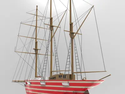 Santa Maria Ship 3D model