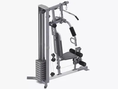 Gym System Machine 3D model