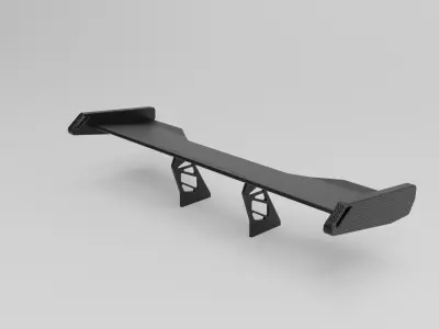 spoiler black serier 3D model