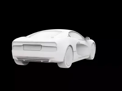Race Car 3D Printable Model 3D print model