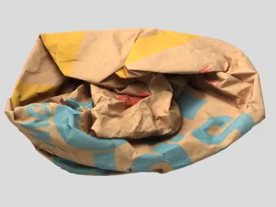 McDonalds Trash Collection 3D model