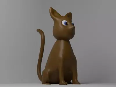 3D Cat Model Free 3D model purchase