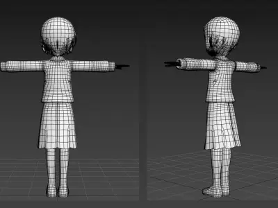 Akira Shinonome VRChat  3D model