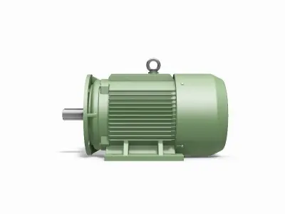 180M B35 Left IEC electric motor - 3D CAD model 3D model