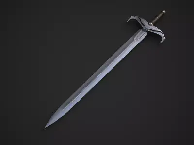 Sword 7 Low-poly 3D model