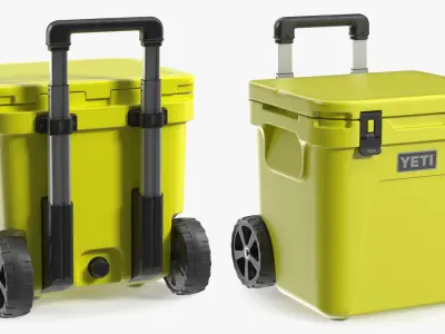 YETI Roadie 48 Wheeled Cooler Yellow 3D model