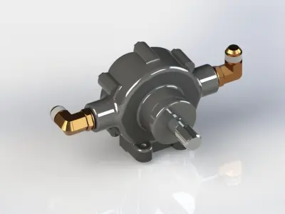 Hydraulic Pump Free 3D model