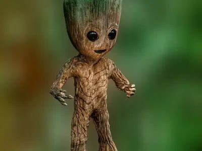 Baby groot 3D model