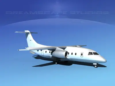 Dornier 328Jet Unmarked 2 3D model