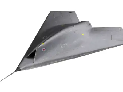  BAE Systems Taranis British Fighter Drone Low-poly 3D model