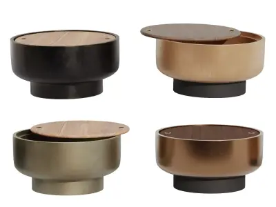 Drum Storage Coffee Table 3D model