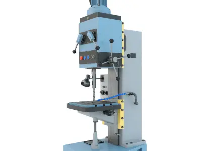 Machine tool drilling press vertical 2S132  3D model