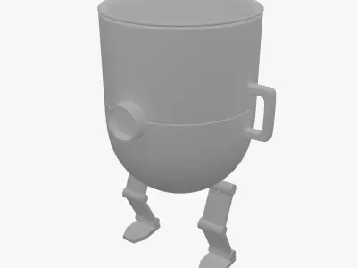 Cup Robot 3D model