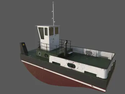 Aeronaut Ramborator tug boat 3D model