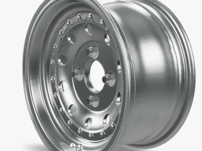 American Racing Outlaw II Wheel Natural 3D model