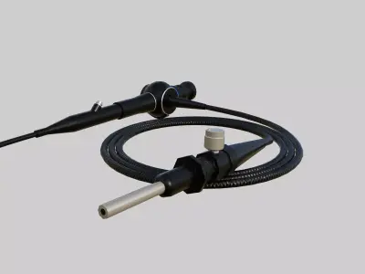 Hysteroscope Low-poly 3D model