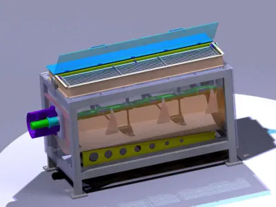New processing tank assembly Design 3D model