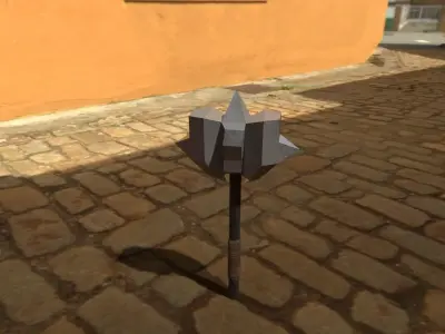 Pointy hammer 3D model