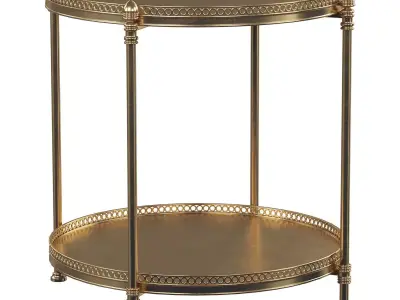 Jonathan Charles Mahogany table 3D model