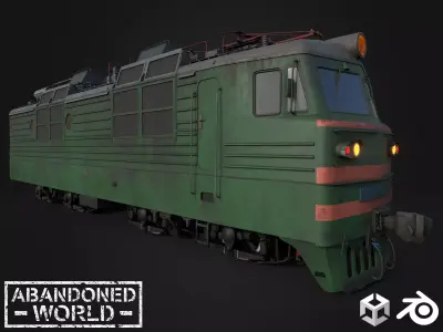 Soviet Electric Locomotive VL80T - 2021 Low-poly 3D model