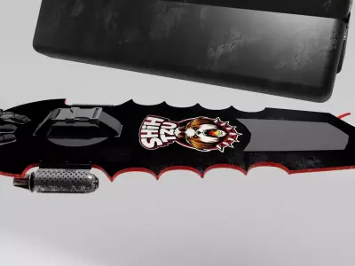 CUBI Shih Tzu Mk II Hoverboard with case 3D model