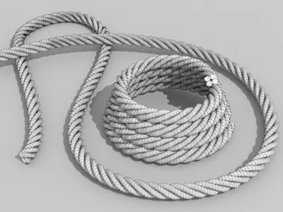 Ropes rope Free 3D model