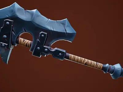 Stylize Axe Low-poly 3D model buy