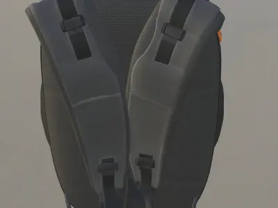 Tactical Adventure Backpack HighQuality 3D model