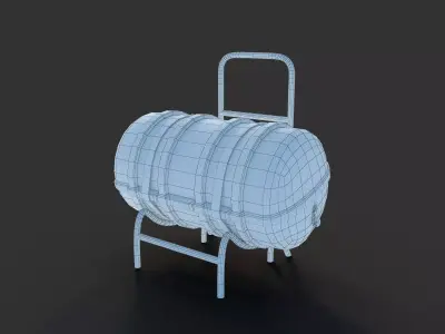 Rescue Capsule for Ship 3D model