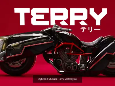 Stylized Male Furry - Terry - Complete Edition 3D Model Pack