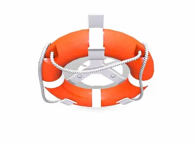 Life Buoy Low-poly PBR Low-poly 3D model