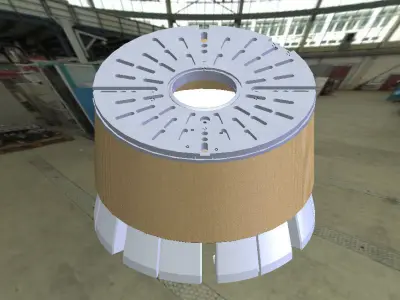 RADIAL TIRE MOLD Free 3D model