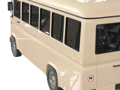 mini bus 608 C-V 3D model