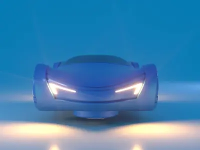Future Car 32 3D model