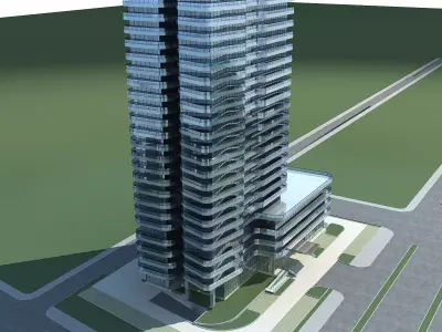 Office Building 3D model 179