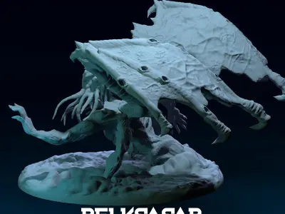 Cthulhu Rising in Dynamic pose 3D print model