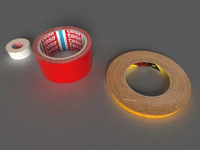 duct tape Low-poly 3D model buy