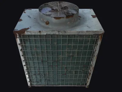 Air Condition v2 Low-poly 3D model