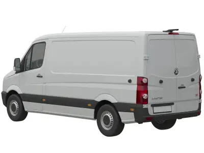 VW CrafterVan 2011 L2H1 3D model
