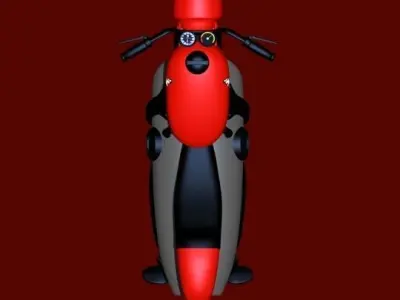 Vintage Moto  3D model