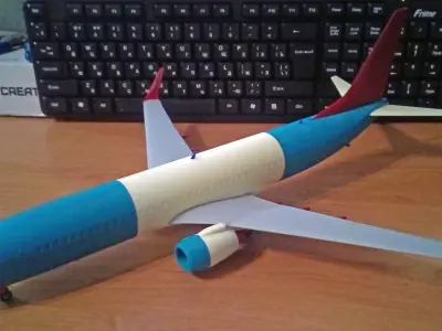 121214 Model kit Boeing 737-800 Split Scimitar Down 3D print model
