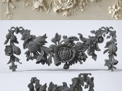 Swag Onlay  3D print model