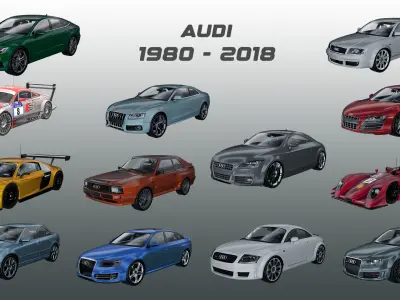 AUDI - Premium Car Collection 3D model