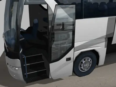 NEOPLAN tourliner L Extended Low-poly 3D model