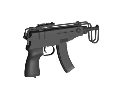 Skorpion  machine pistol 3D model