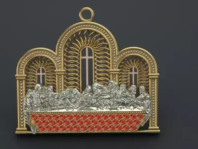 Last Supper 3D print model